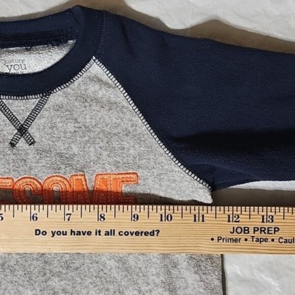 just one you 18 Months Gray Long Sleeve AWESOME Romper Used - Picture 11 of 13